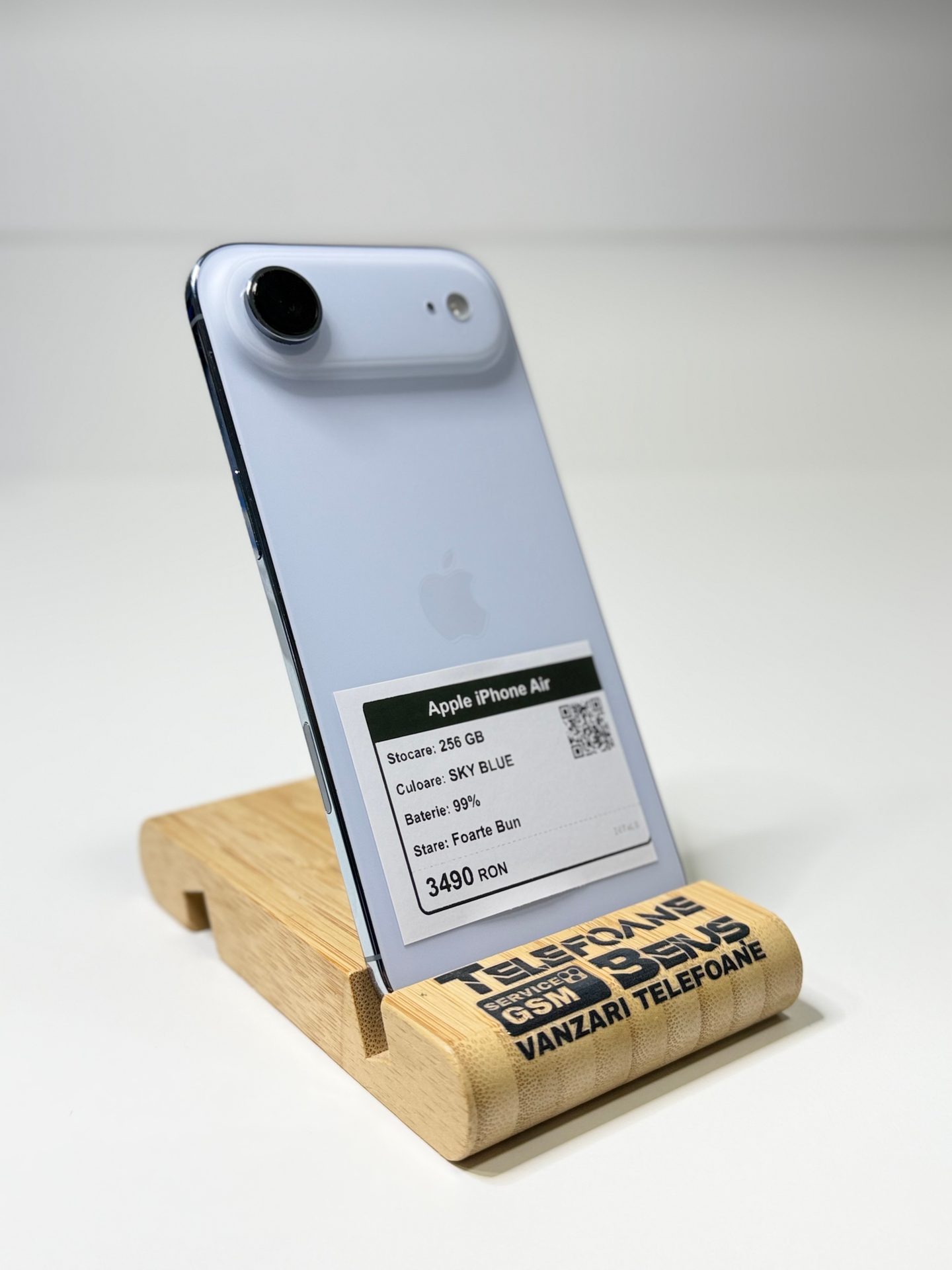 Apple iPhone Air - Sky Blue, 256 GB, Foarte Bun - 3