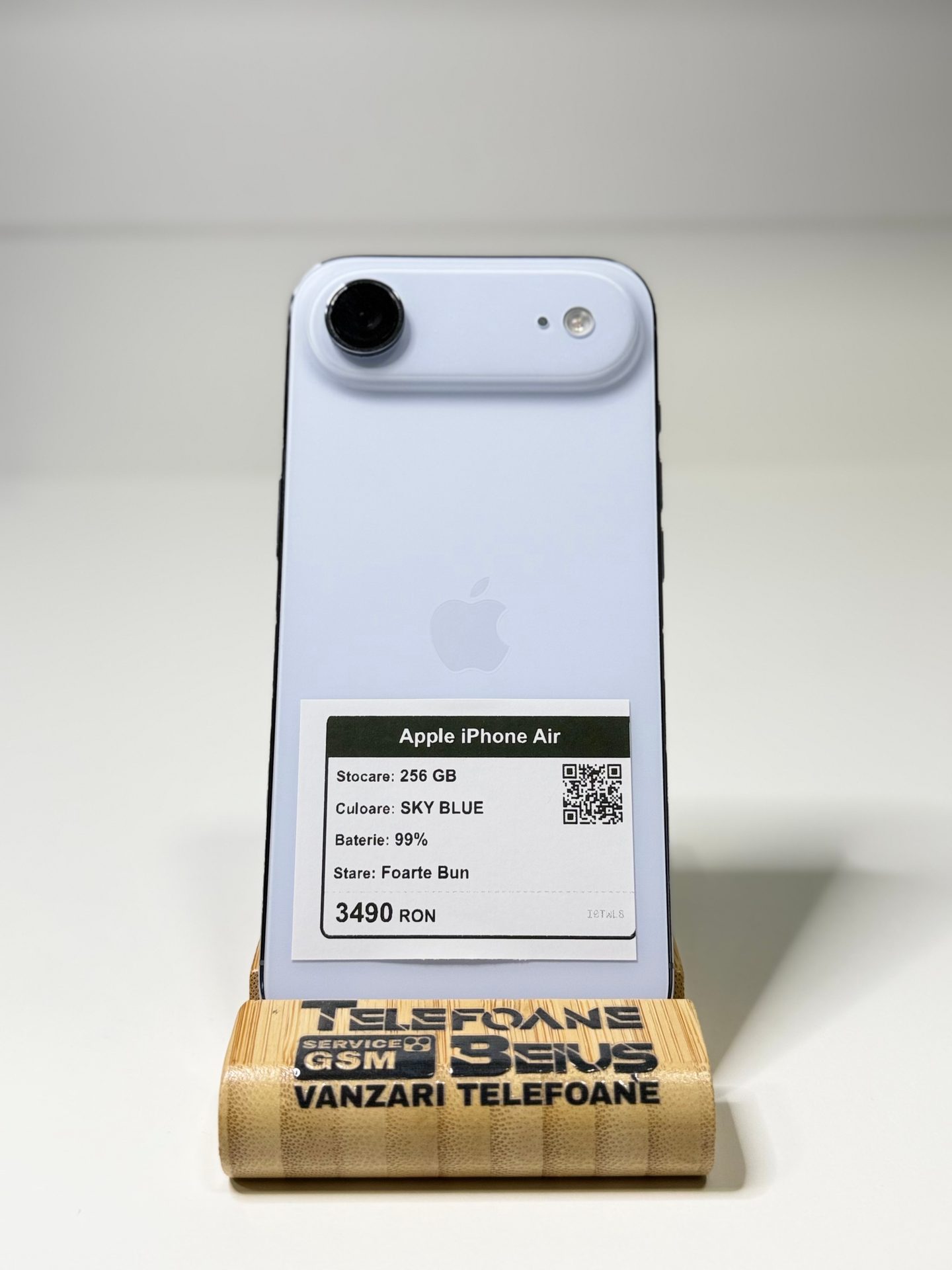 Apple iPhone Air - Sky Blue, 256 GB, Foarte Bun - 4
