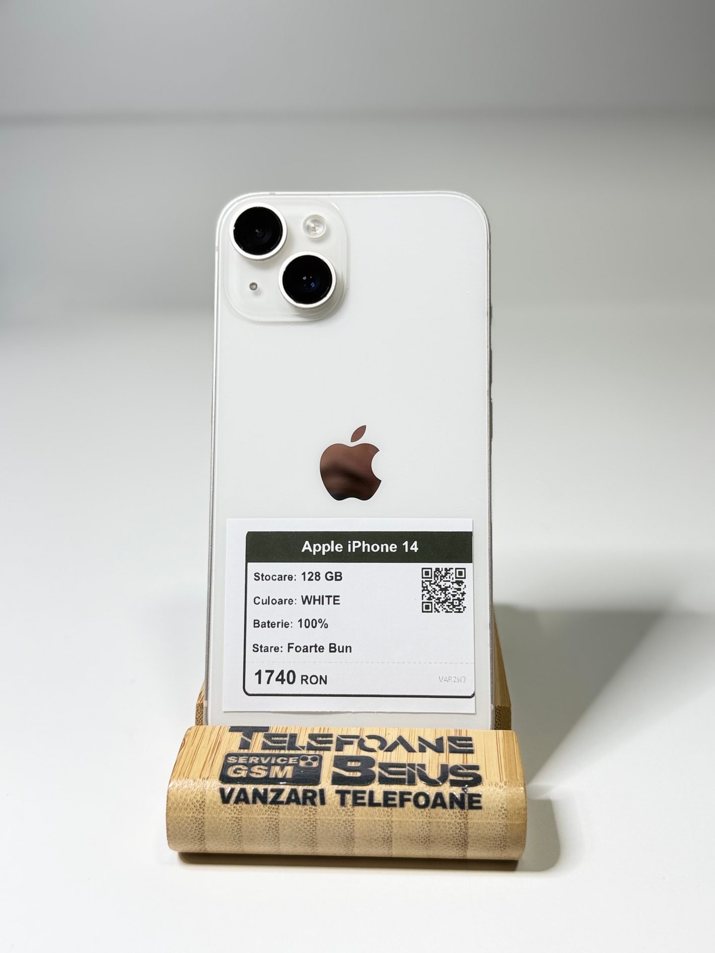 Apple iPhone 14 - White, 128 GB, Foarte Bun - 3