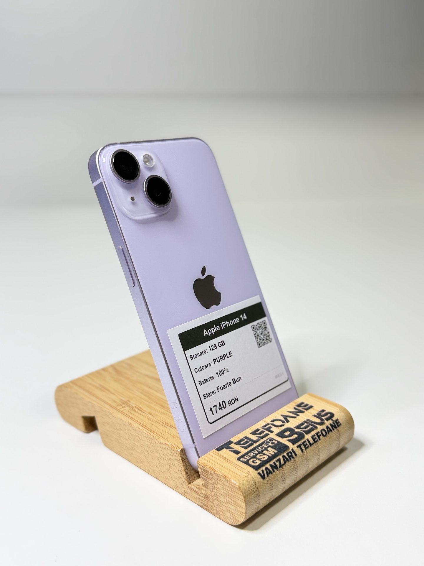 Apple iPhone 14 - Purple, 128 GB, Foarte Bun - 2