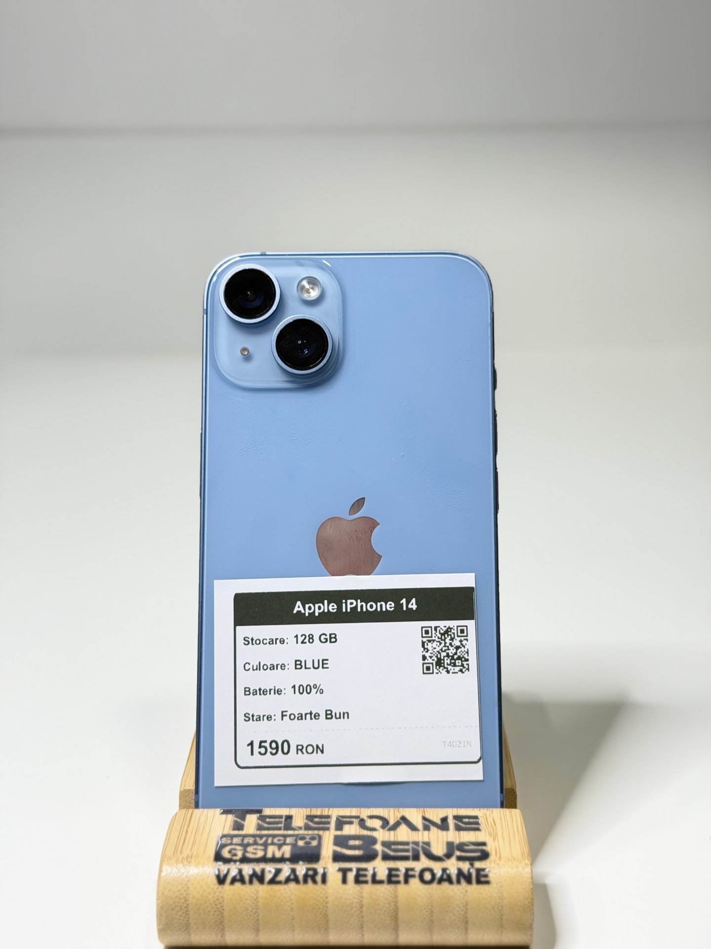 Apple iPhone 14 - Blue, 128 GB, Foarte Bun - 3
