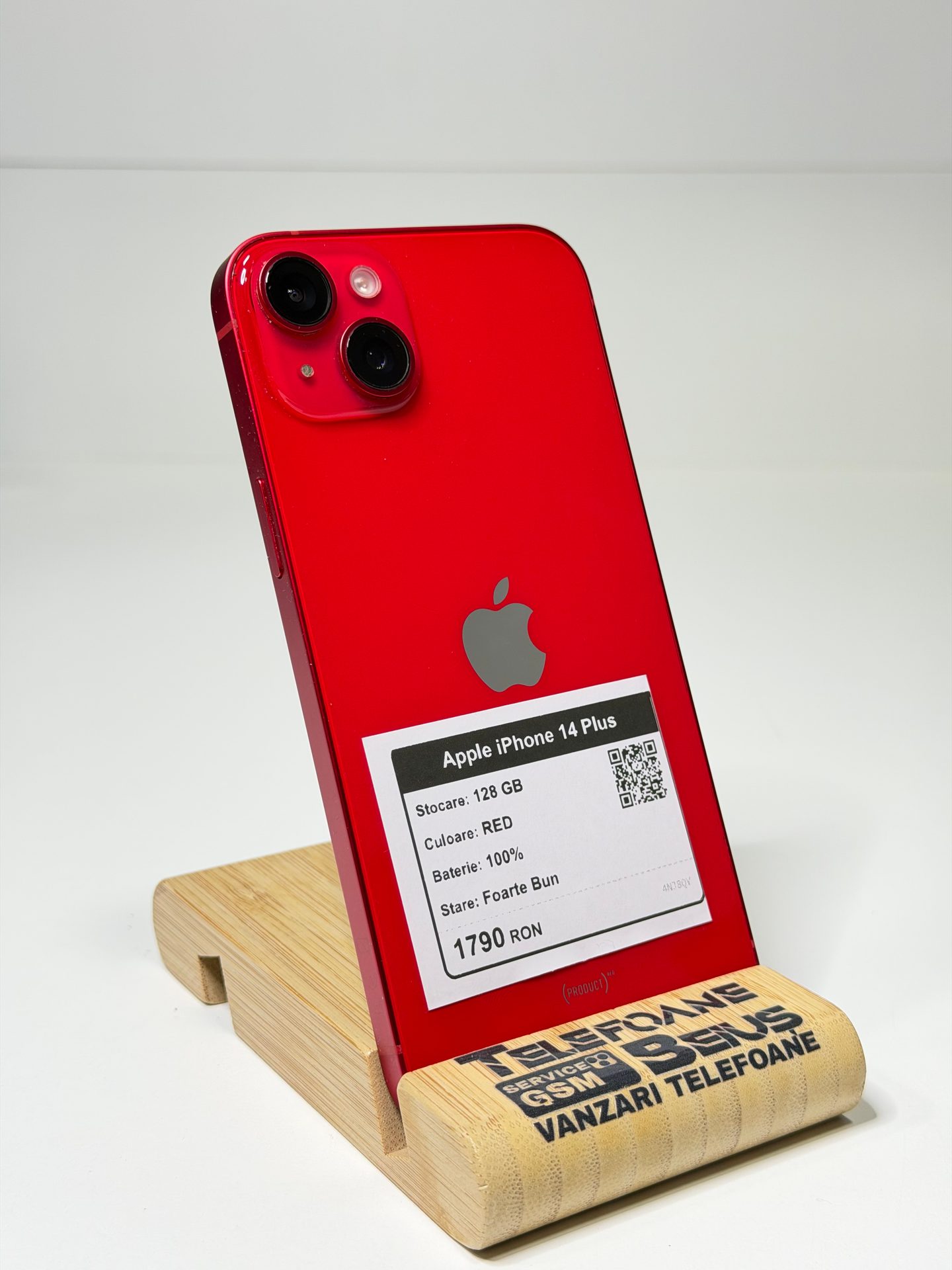 Apple iPhone 14 Plus - Red, 128 GB, Foarte Bun - 3