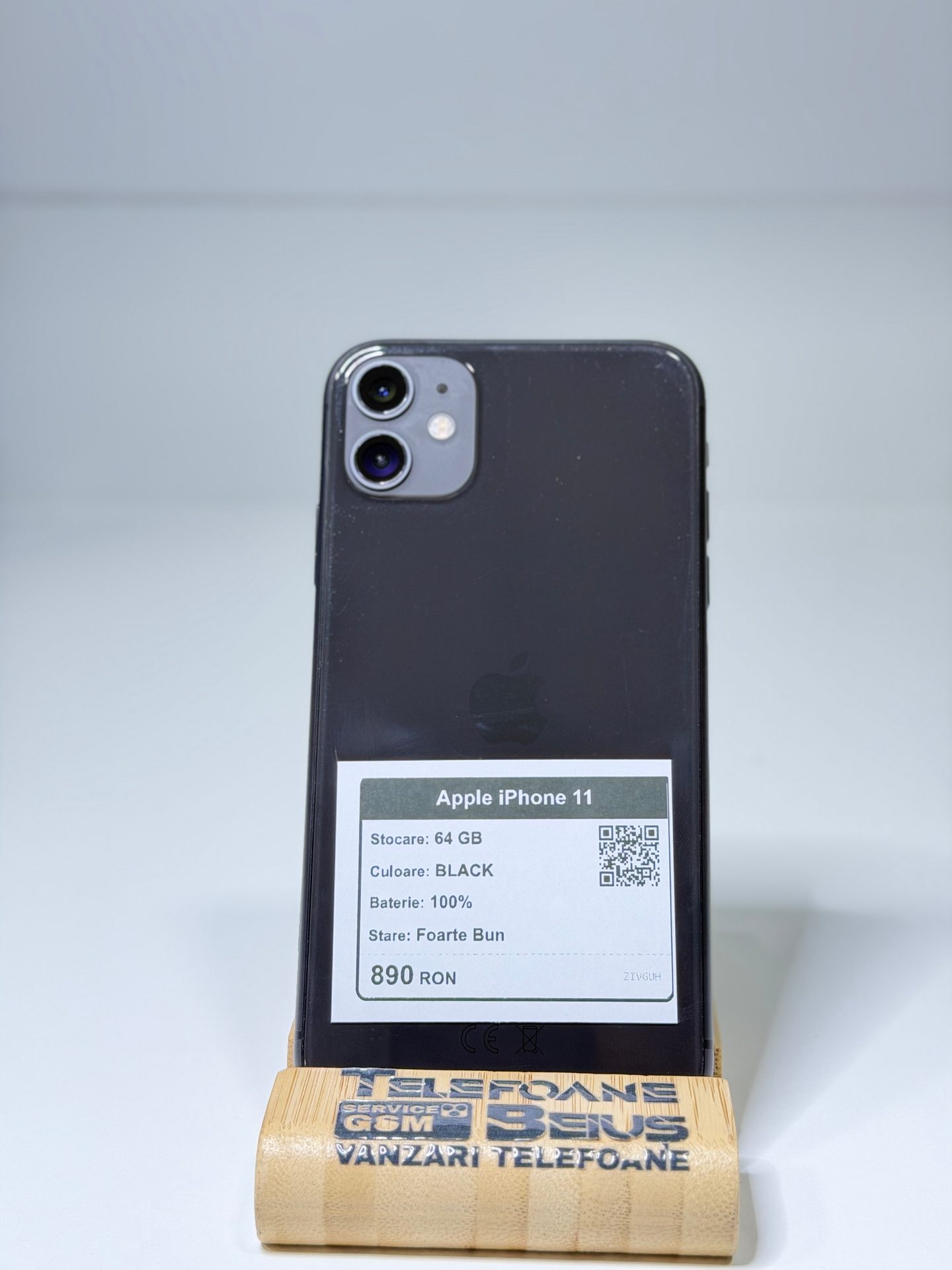 Apple iPhone 11 - Black, 64 GB, Foarte Bun - 3