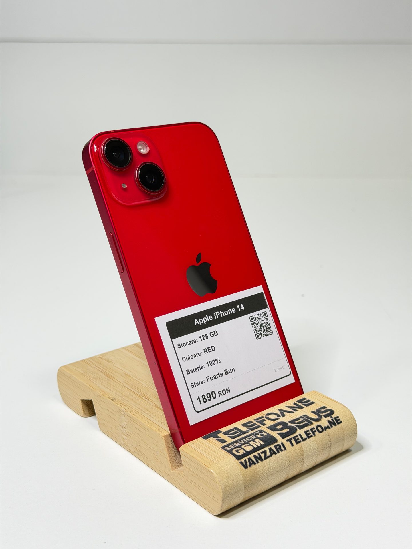 Apple iPhone 14 - Red, 128 GB, Foarte Bun - 3