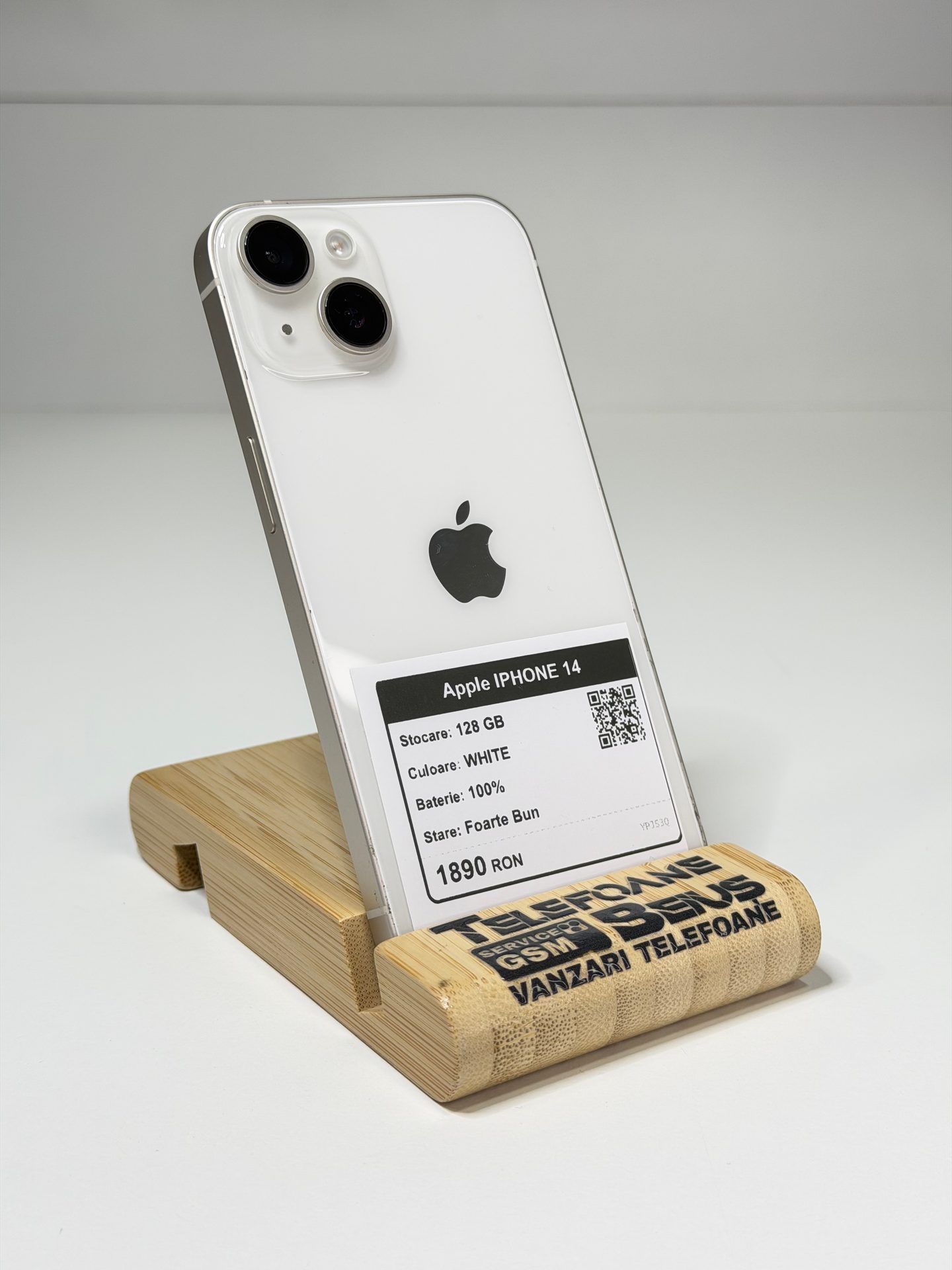 Apple iPhone 14 - White, 128 GB, Foarte Bun - 2