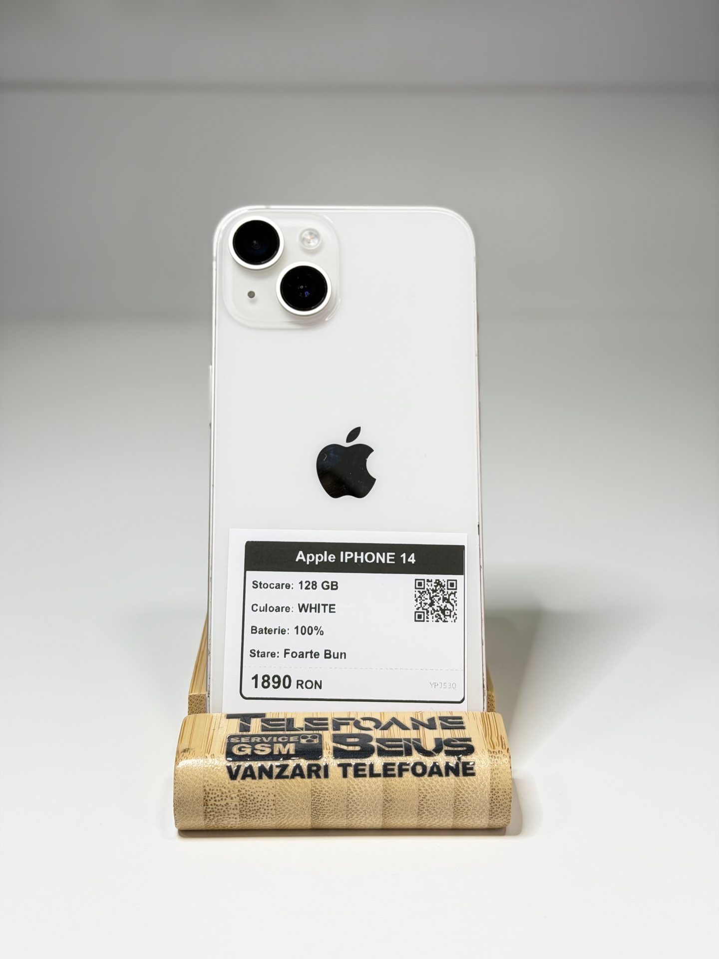 Apple iPhone 14 - White, 128 GB, Foarte Bun - 3