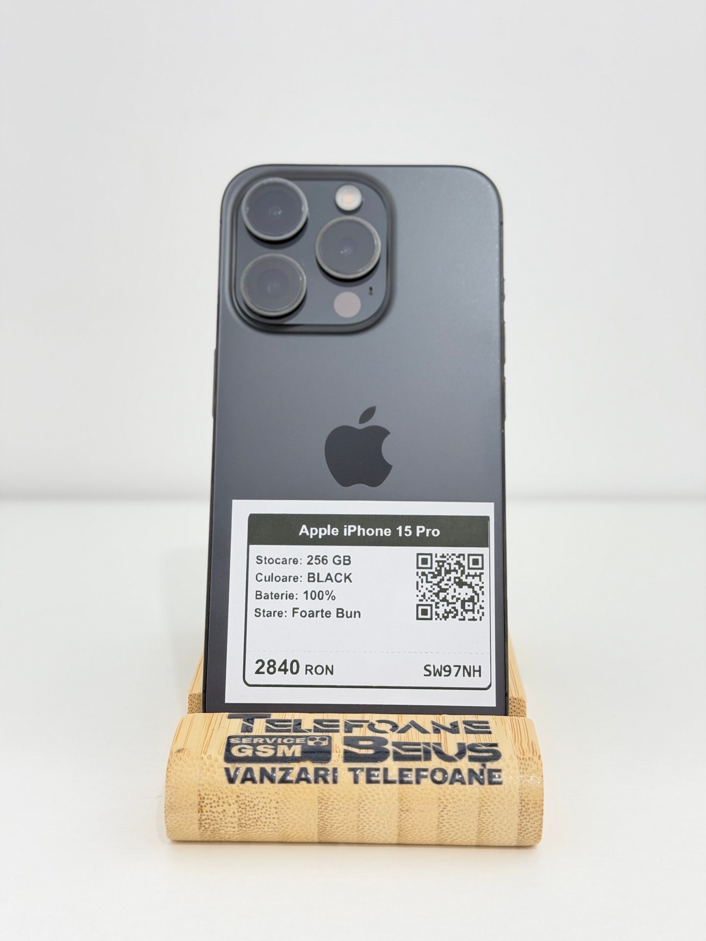 Apple iPhone 15 Pro - Black, 256 GB, Foarte Bun - 3