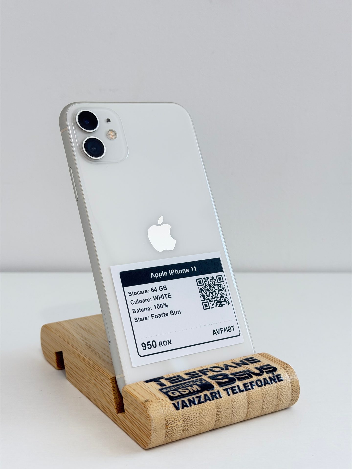 Apple iPhone 11 - White, 64 GB, Foarte Bun - 2