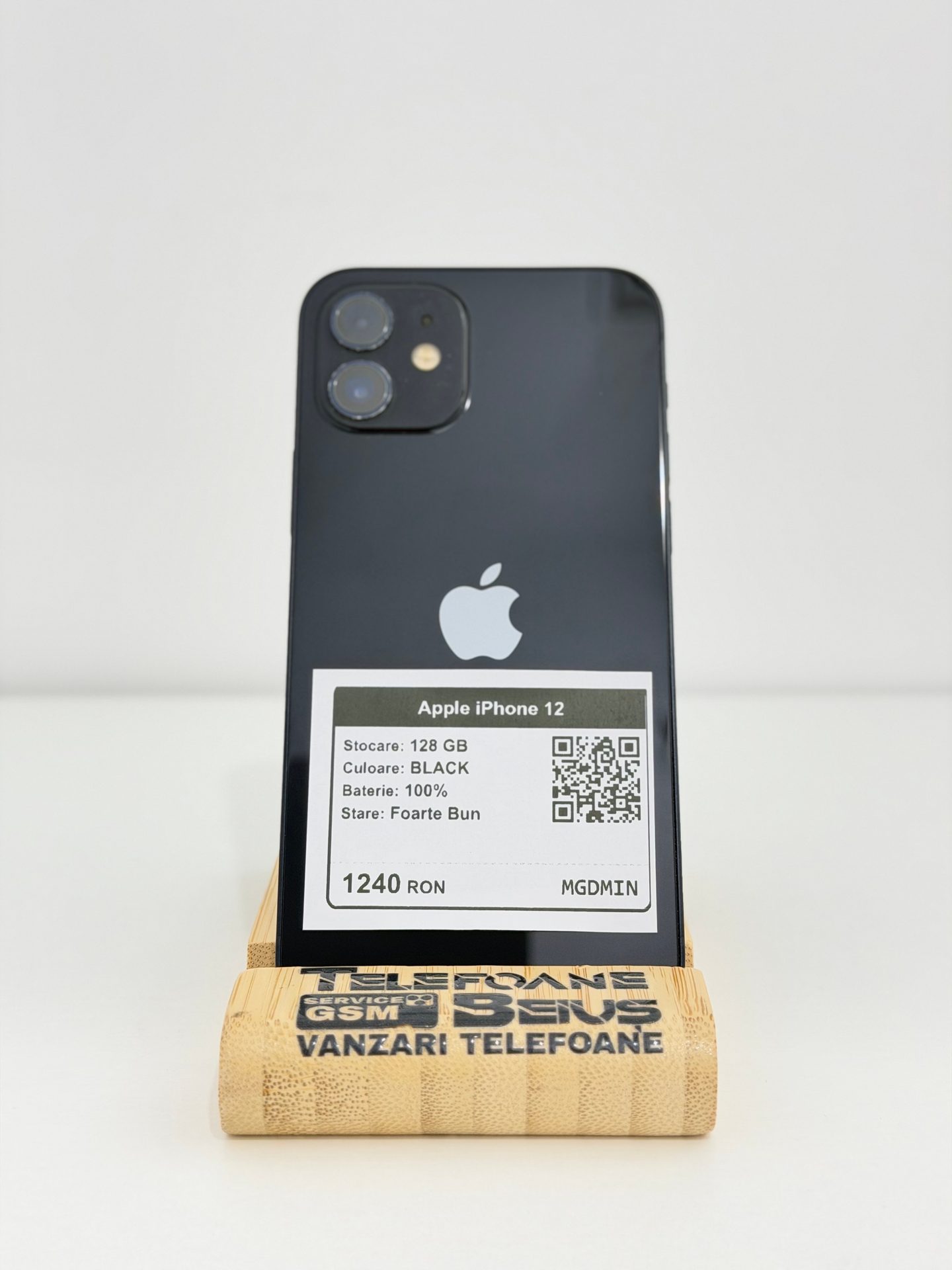 Apple iPhone 12 - Black, 128 GB, Foarte Bun - 3