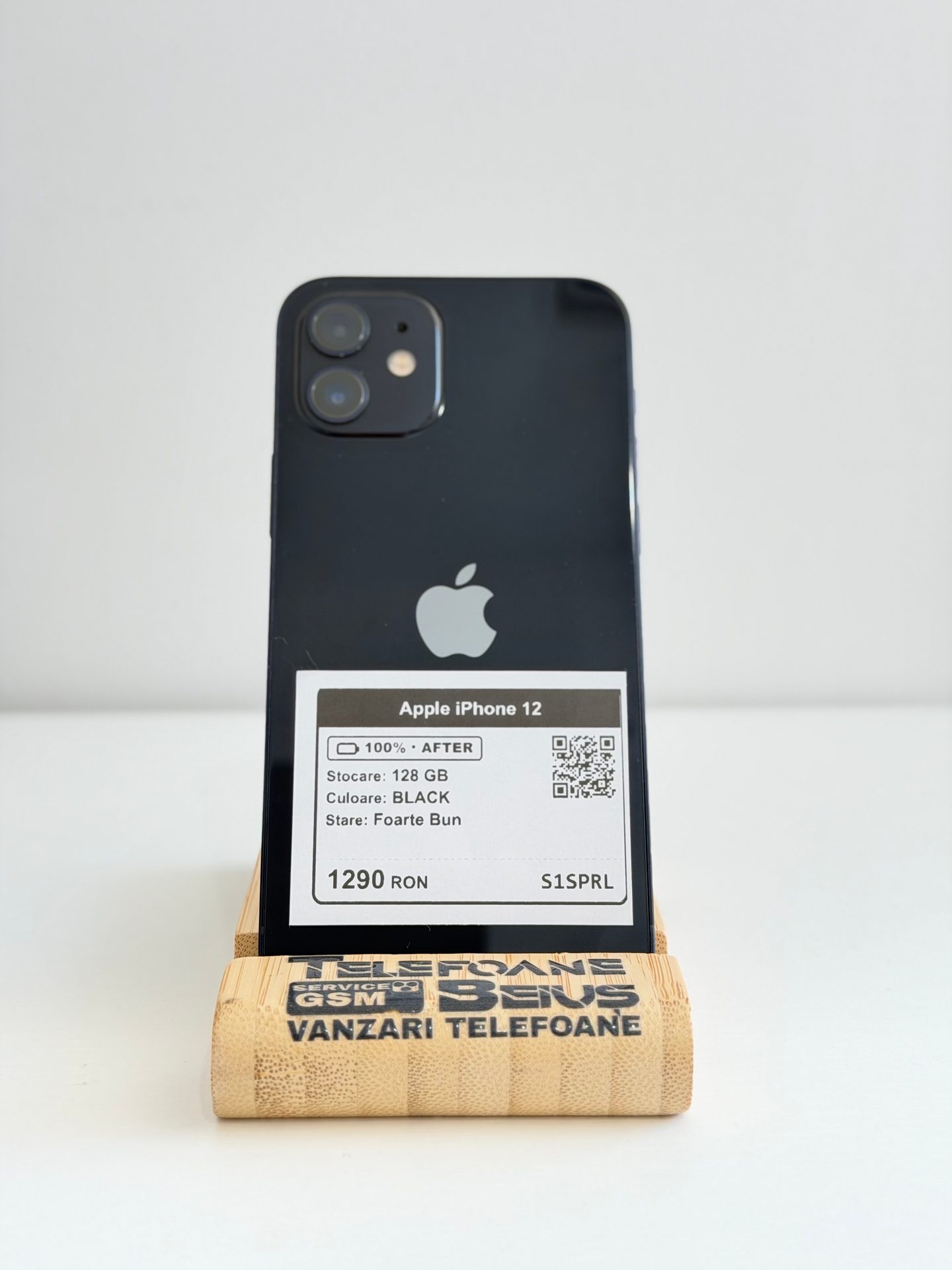 Apple iPhone 12 - Black, 128 GB, Foarte Bun - 3