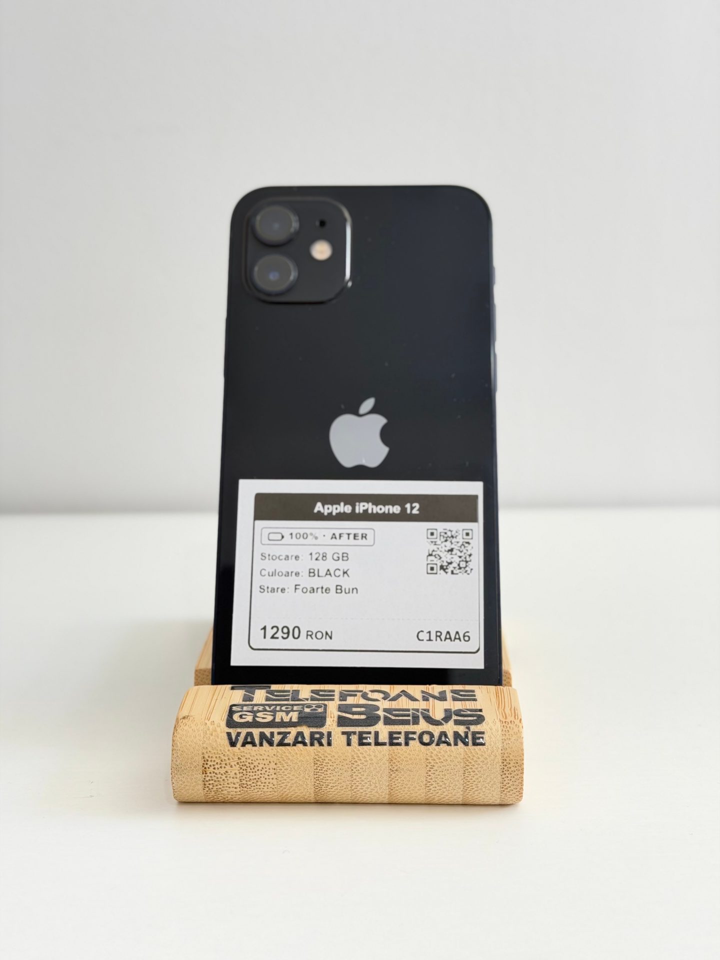 Apple iPhone 12 - Black, 128 GB, Foarte Bun - 3