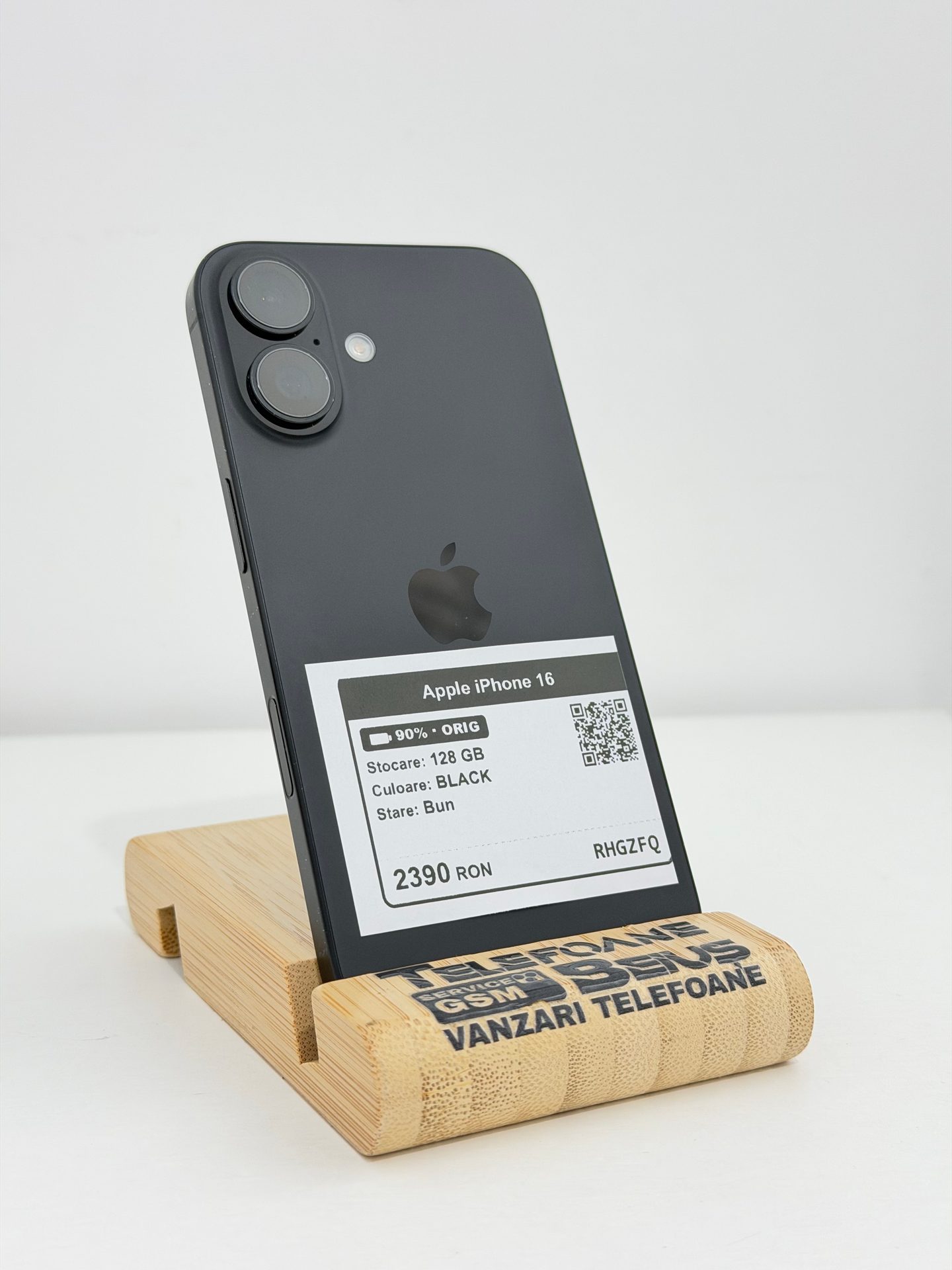 Apple iPhone 16 - Black, 128 GB, Bun - 2