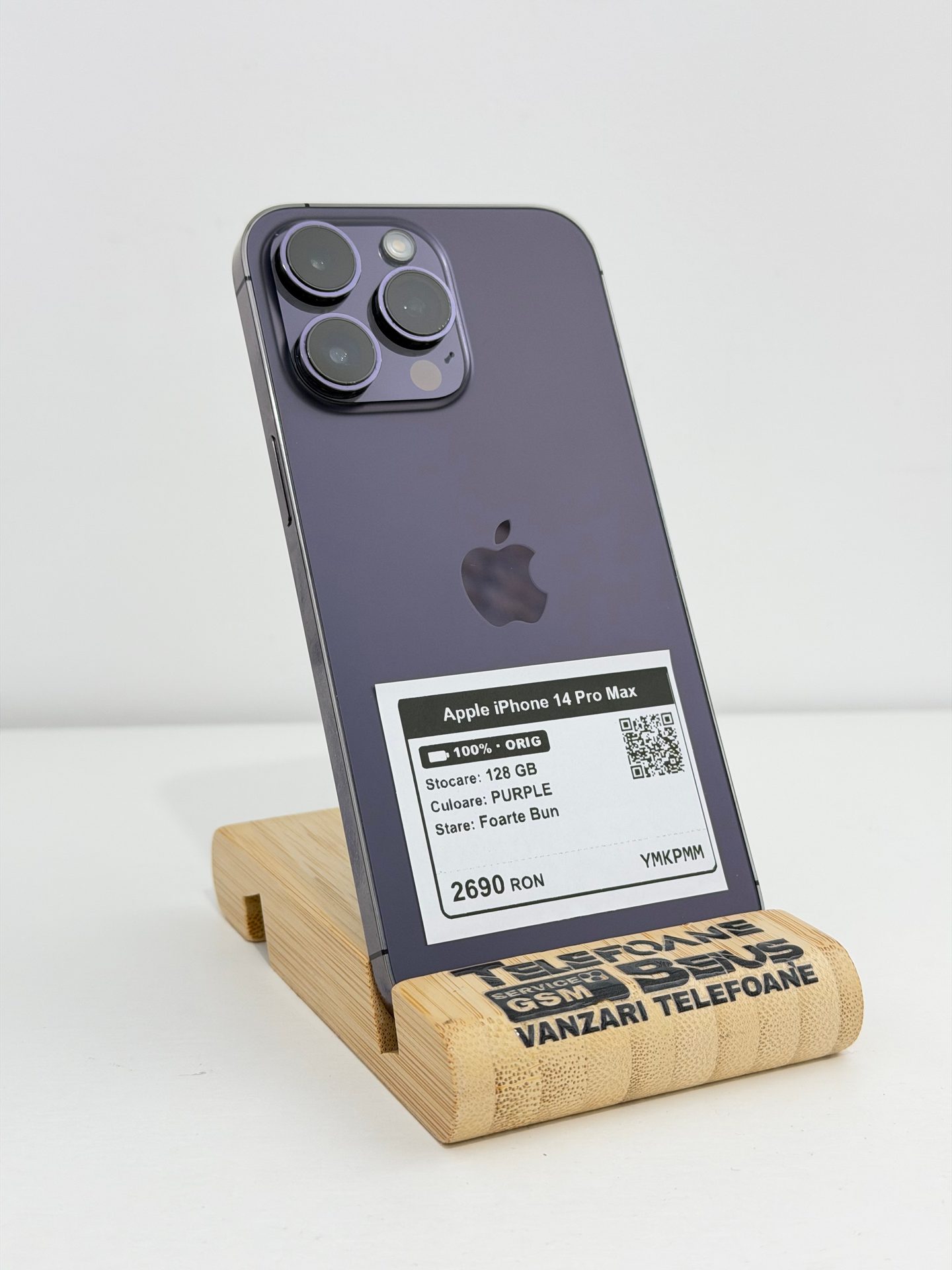 Apple iPhone 14 Pro Max - Purple, 128 GB, Foarte Bun - 2