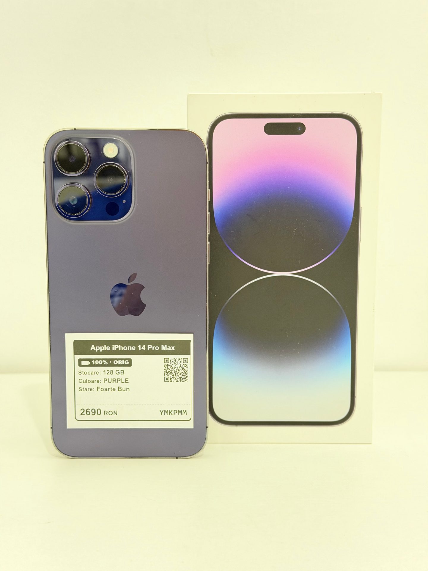 Apple iPhone 14 Pro Max - Purple, 128 GB, Foarte Bun - 4