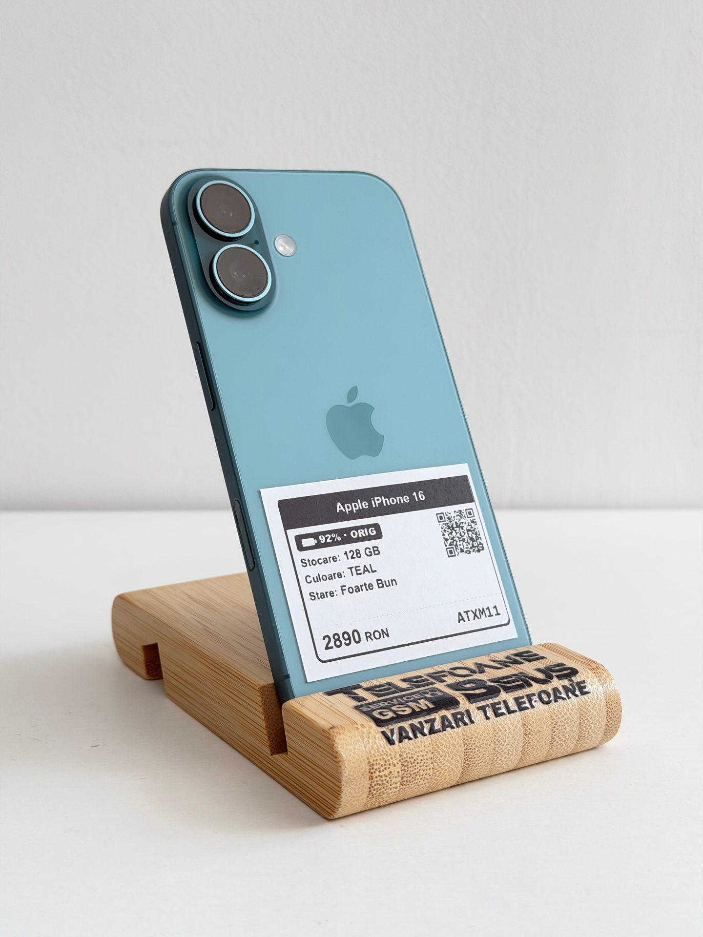 Apple iPhone 16 - Teal, 128 GB, Foarte Bun - 2