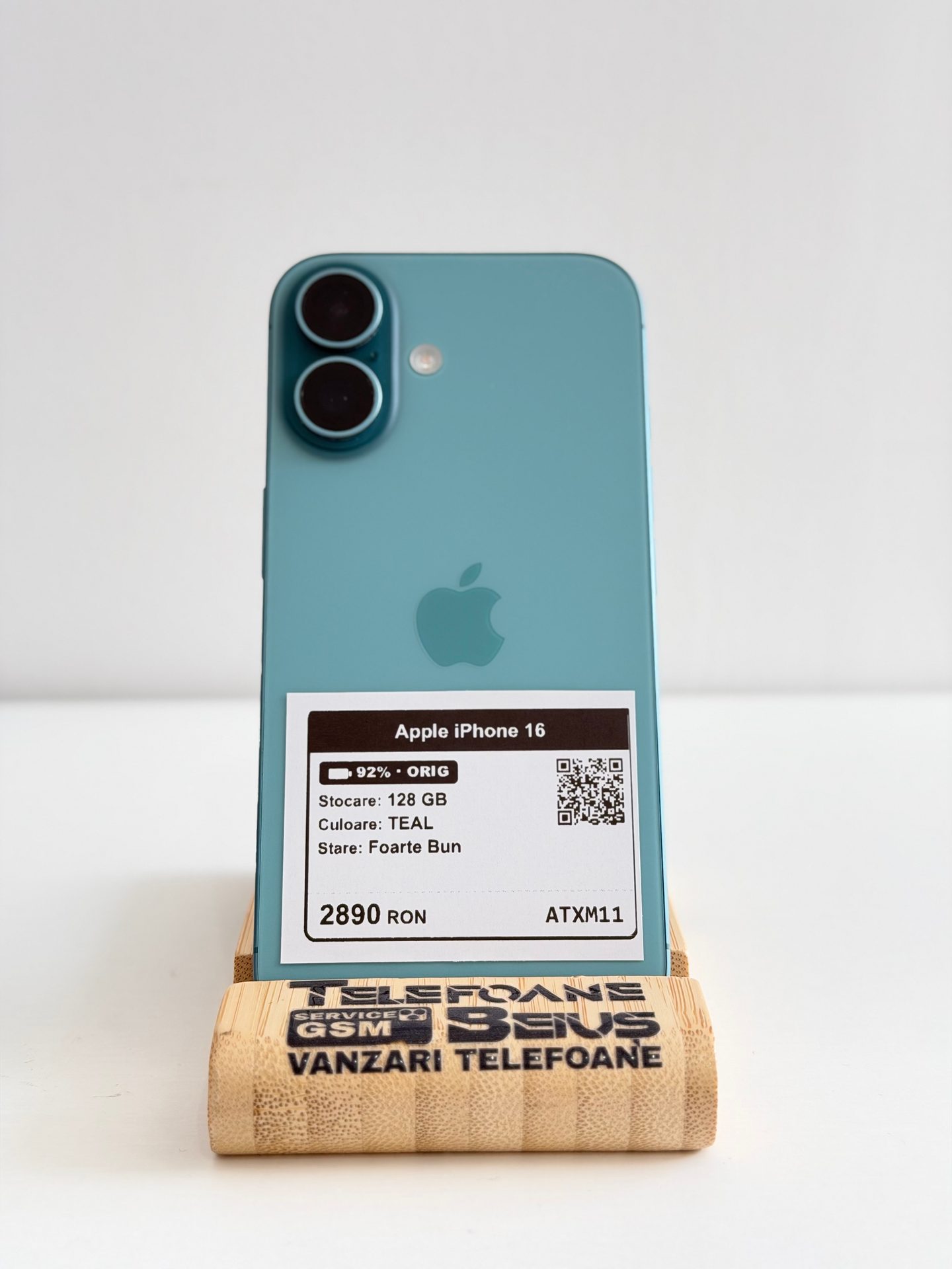 Apple iPhone 16 - Teal, 128 GB, Foarte Bun - 3