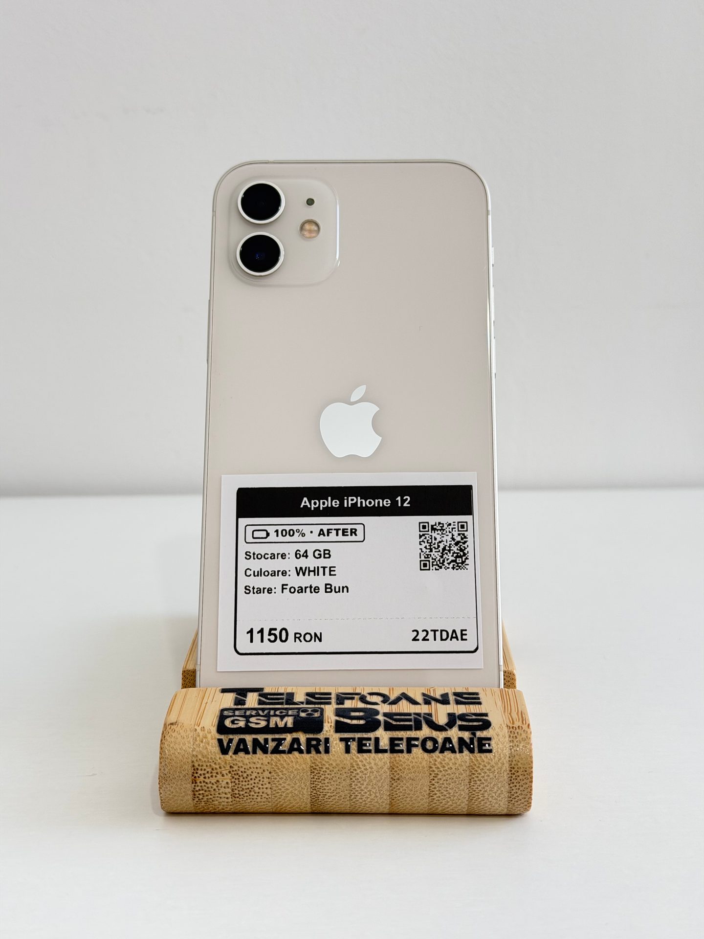 Apple iPhone 12 - White, 64 GB, Foarte Bun - 3