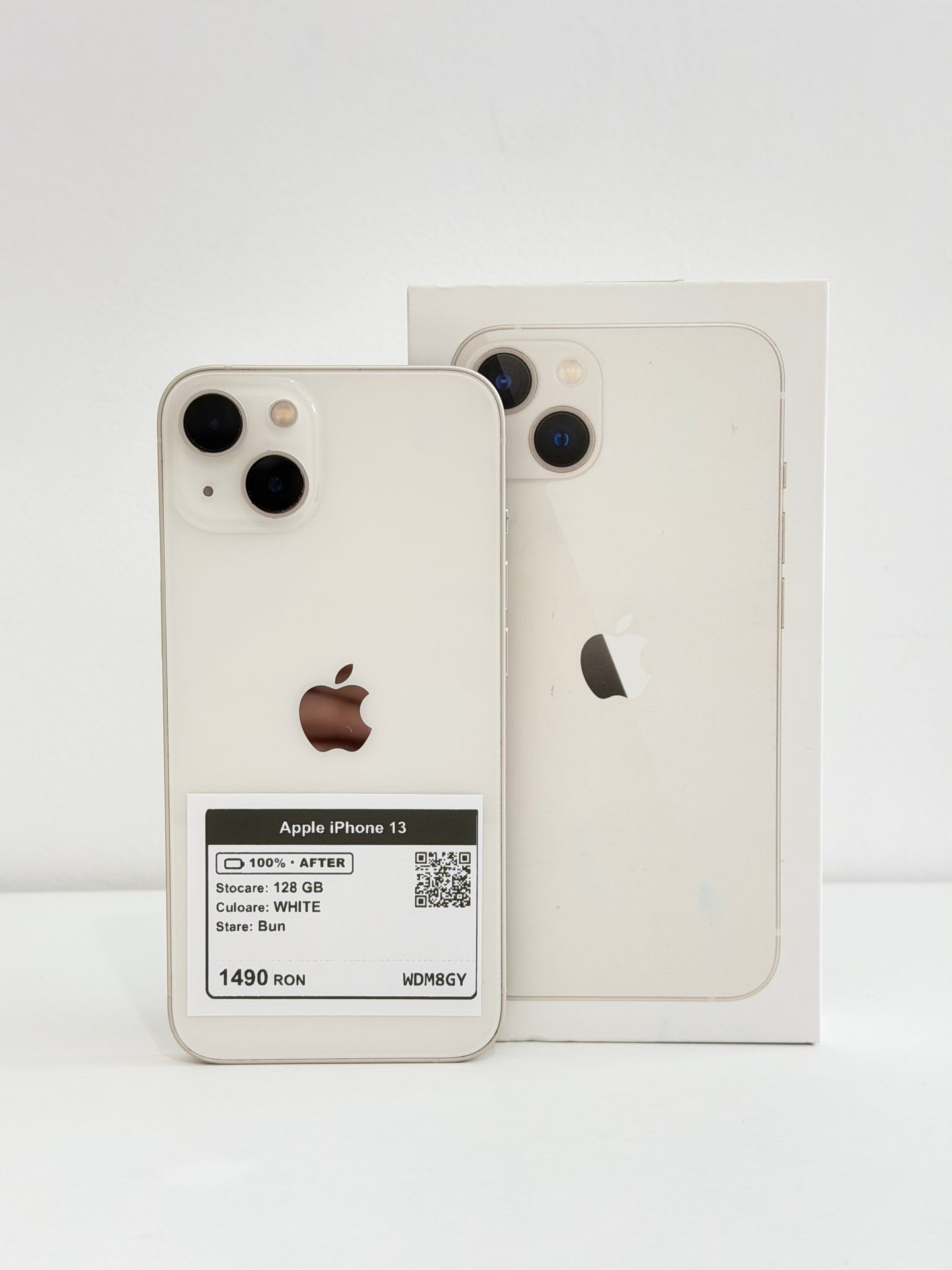 Apple iPhone 13 - White, 128 GB, Bun - 4