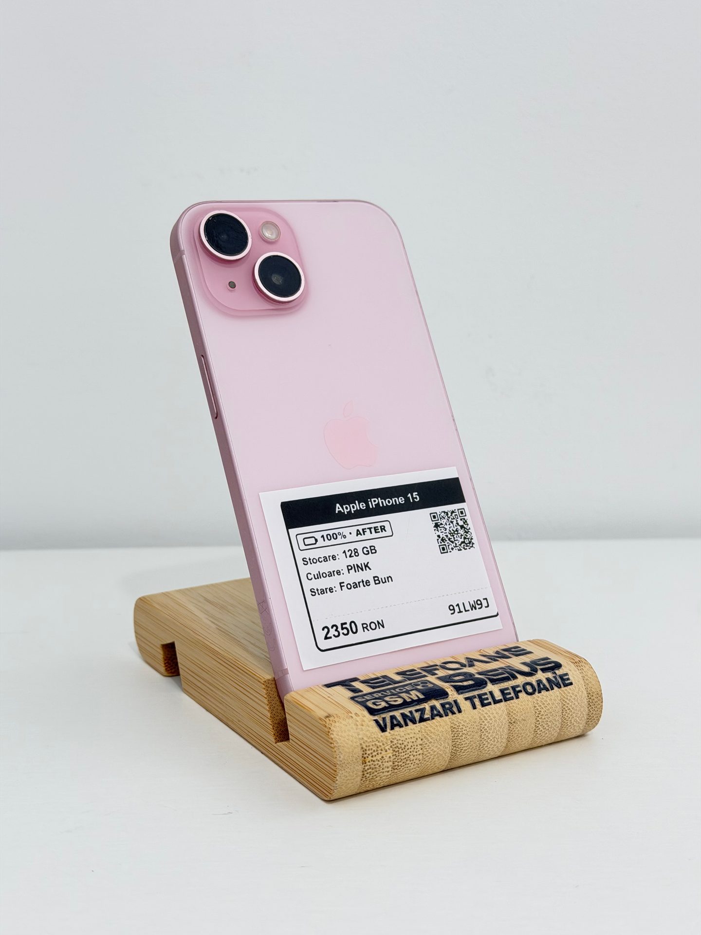 Apple iPhone 15 - Pink, 128 GB, Foarte Bun - 2