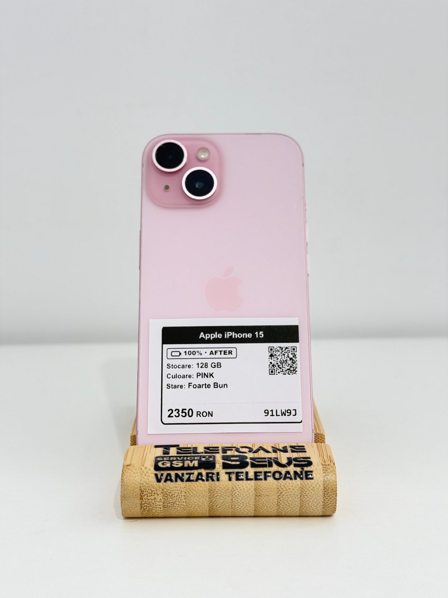 Apple iPhone 15 - Pink, 128 GB, Foarte Bun - 3