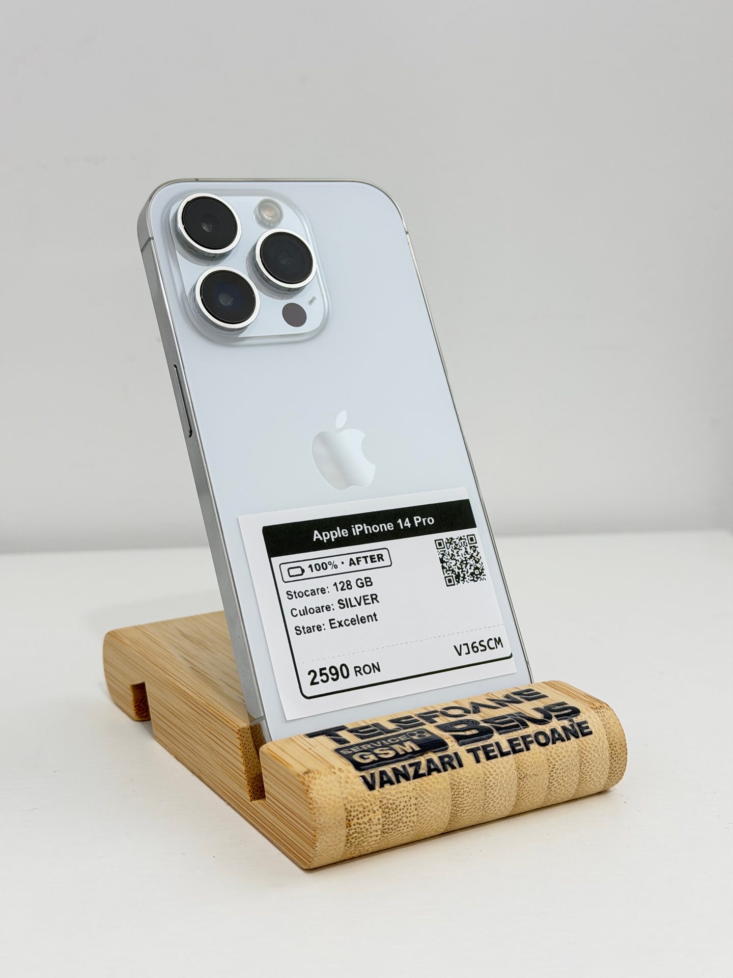Apple iPhone 14 Pro - Silver, 128 GB, Excelent - 2