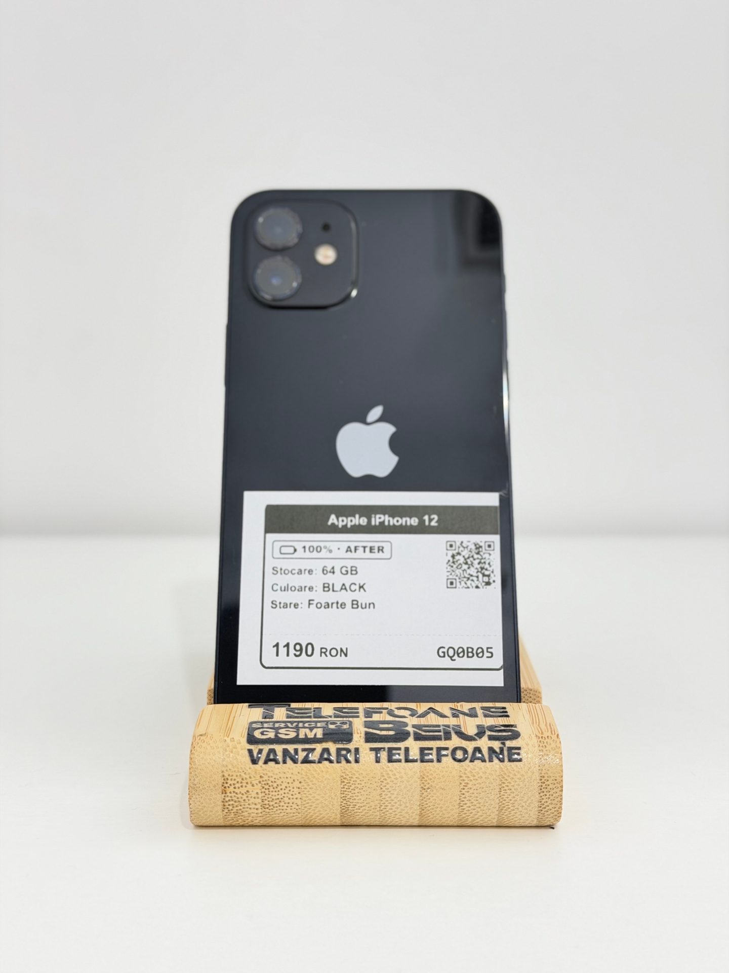 Apple iPhone 12 - Black, 64 GB, Foarte Bun - 3