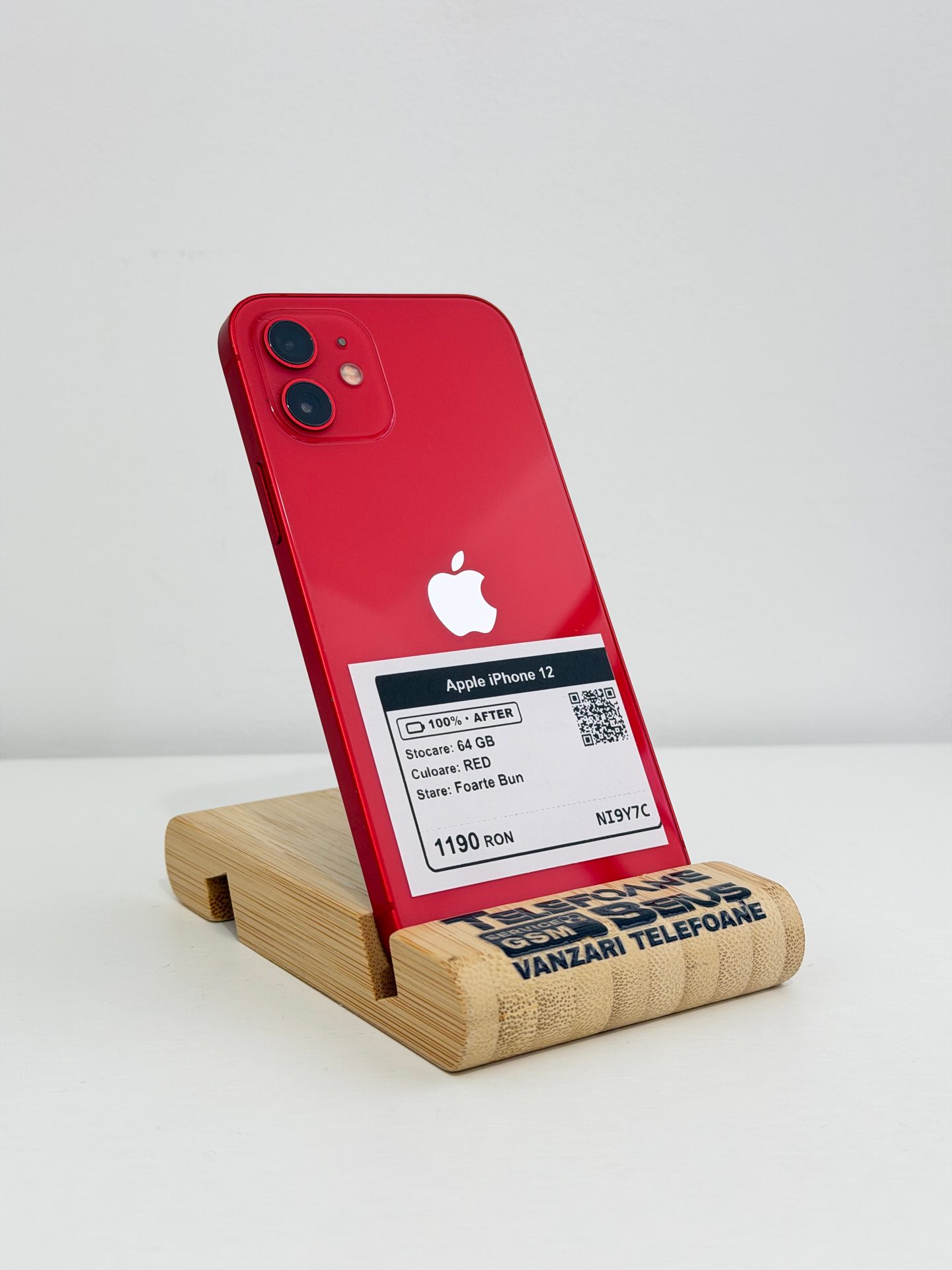 Apple iPhone 12 - Red, 64 GB, Foarte Bun - 2