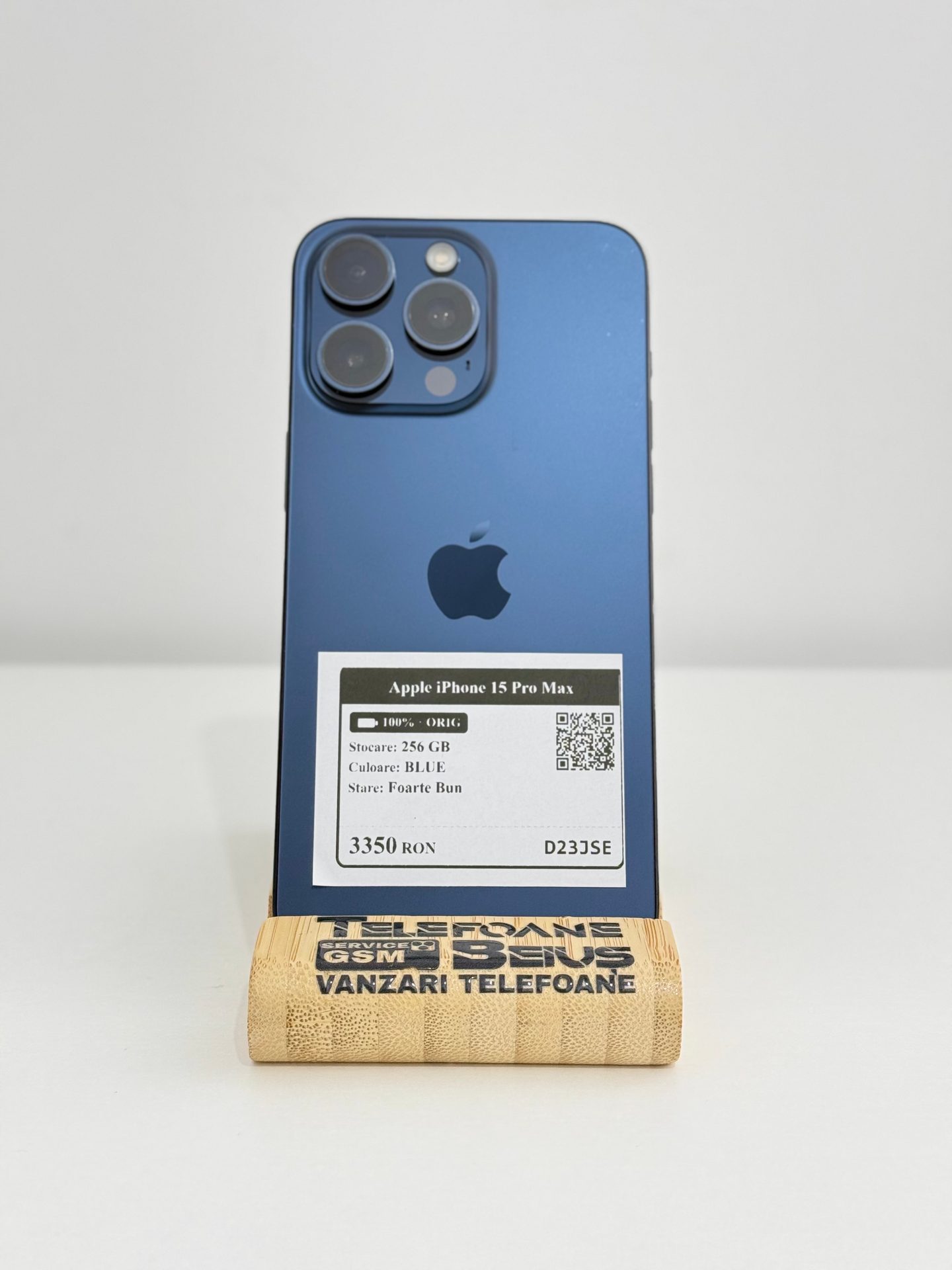 Apple iPhone 15 Pro Max - Blue, 256 GB, Foarte Bun - 3