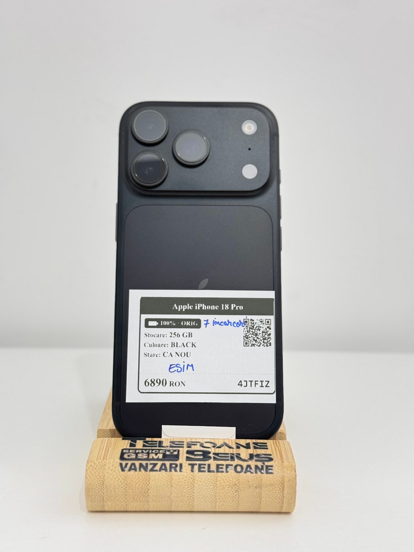 Apple iPhone 18 Pro - Black, 256 GB, Ca Nou - 3