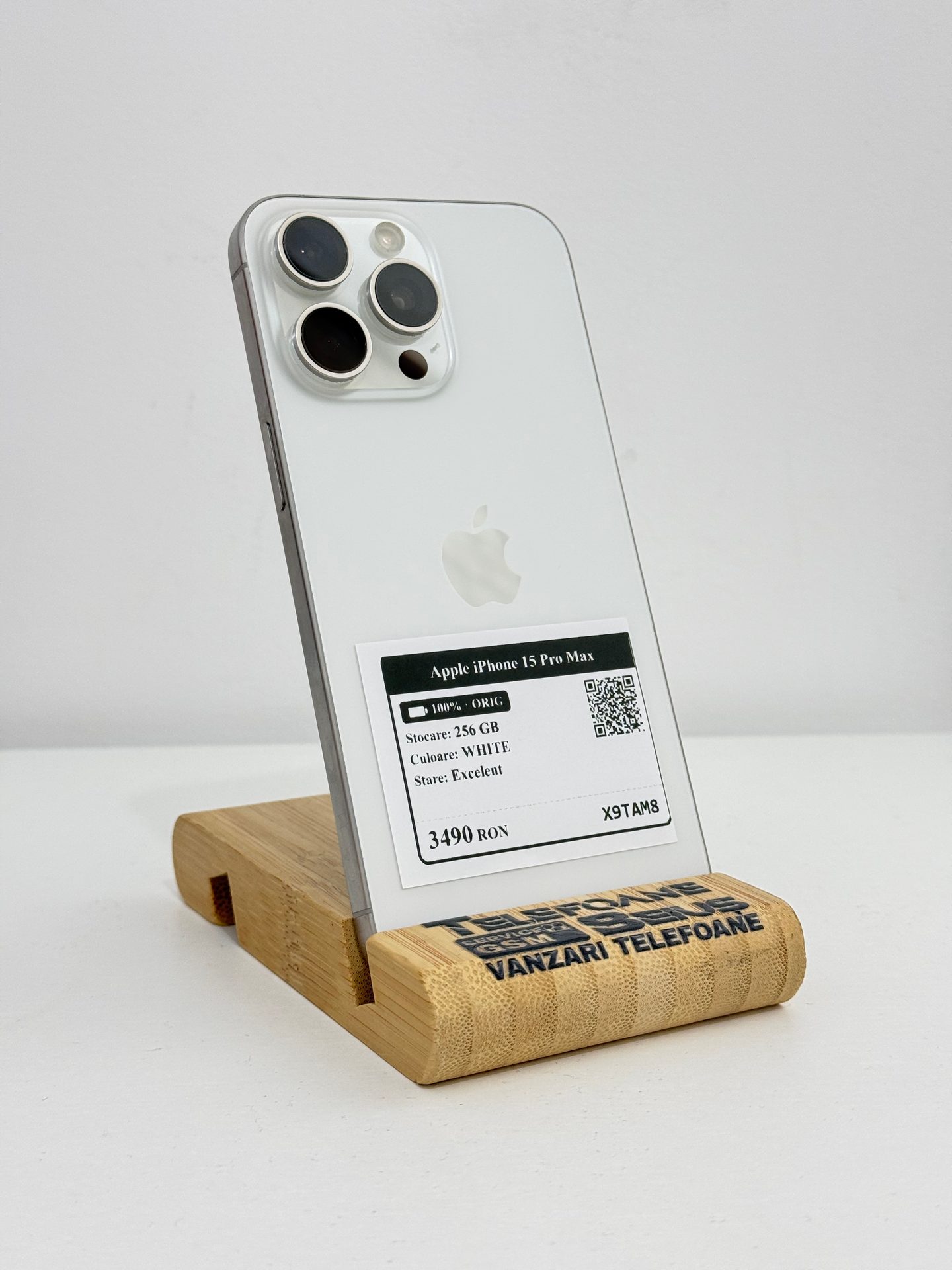 Apple iPhone 15 Pro Max - White, 256 GB, Excelent - 2
