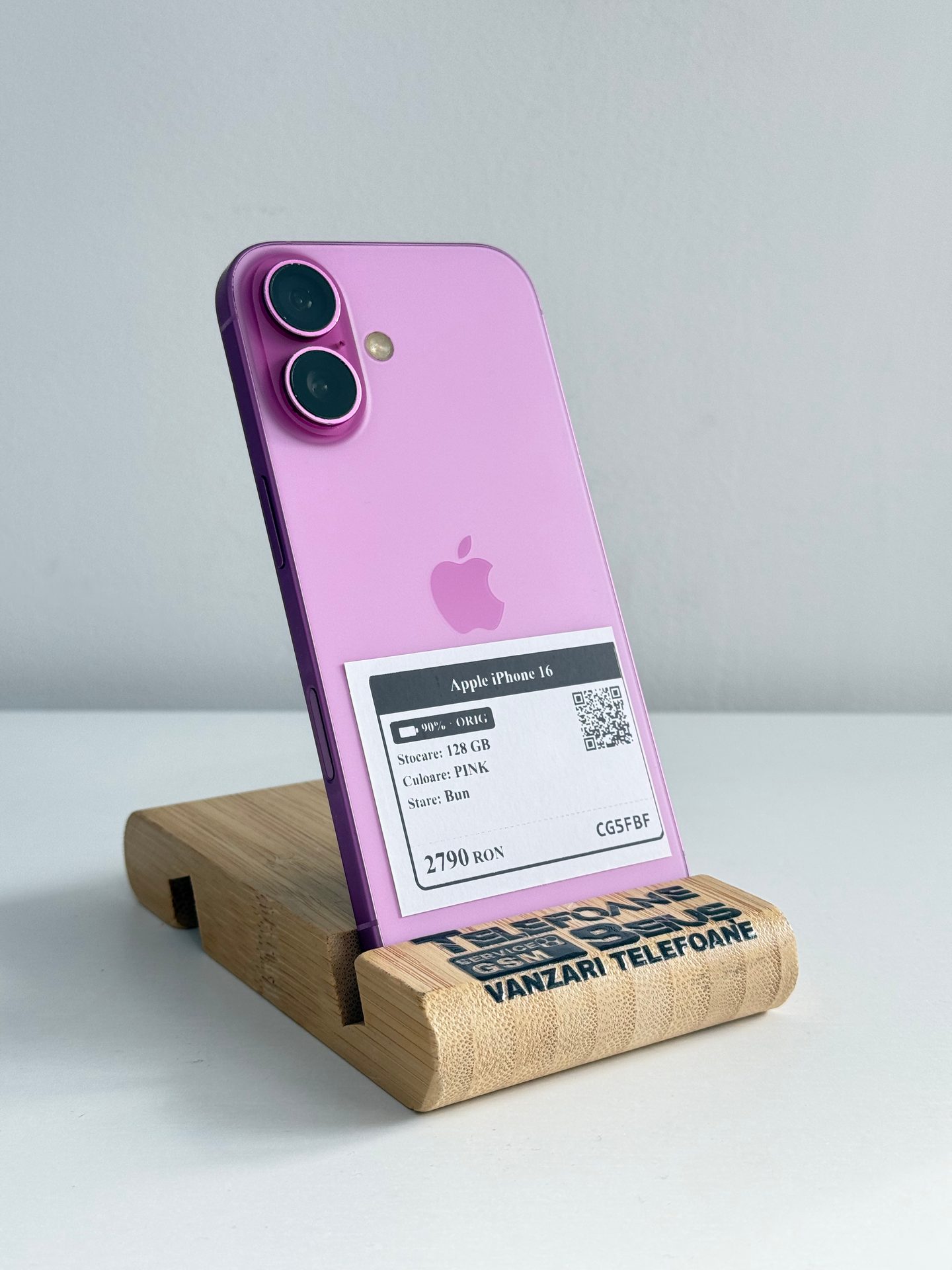 Apple iPhone 16 - Pink, 128 GB, Bun - 2