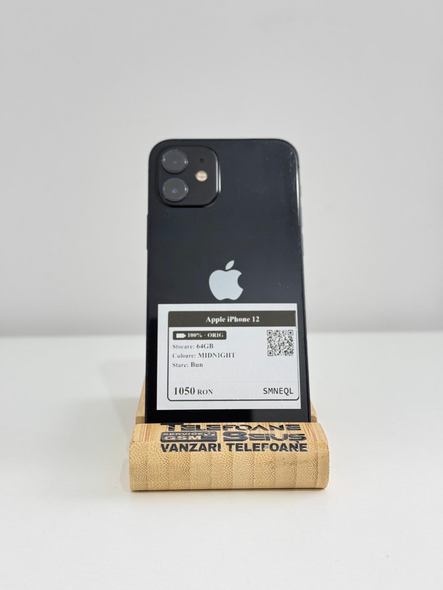 Apple iPhone 12 - Midnight, 64GB, Bun - 3
